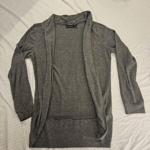 Metaphor Charcoal Open Front Cardigan